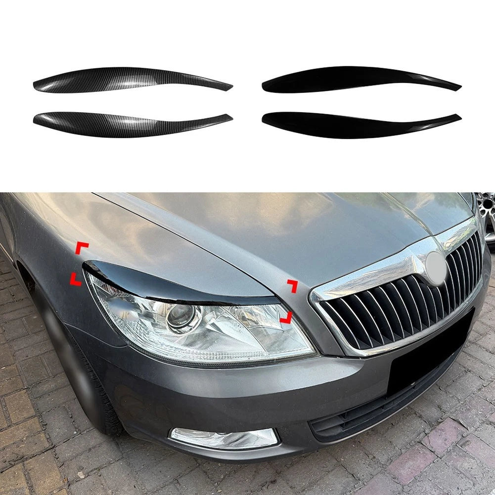 Headlight Eyebrow Trim Cover for Skoda MK2.5 (2008–2012)