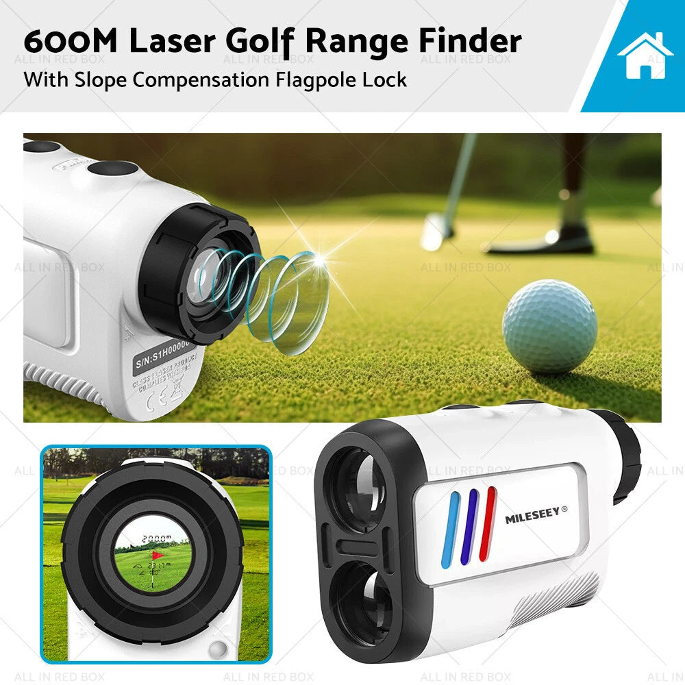Golf Range Finder 600M with Slope Compensation for Golf (2023)