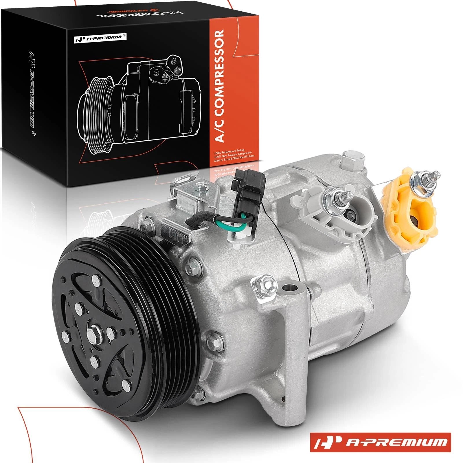 A/C Compressor with Clutch for Ford Explorer Lincoln Aviator (2020–2023)
