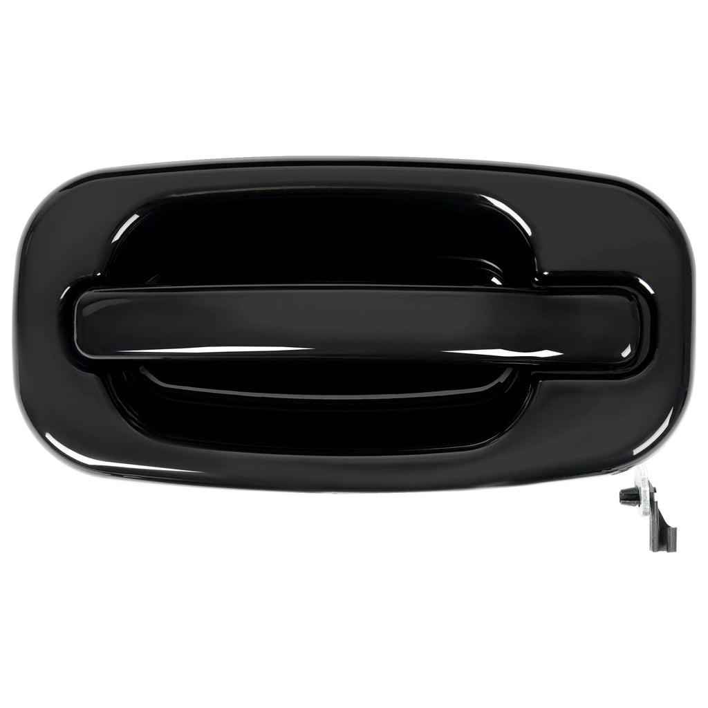 2X Front Outer Door Handles for Chevy Silverado 1500 (1999–2007) Glossy Black