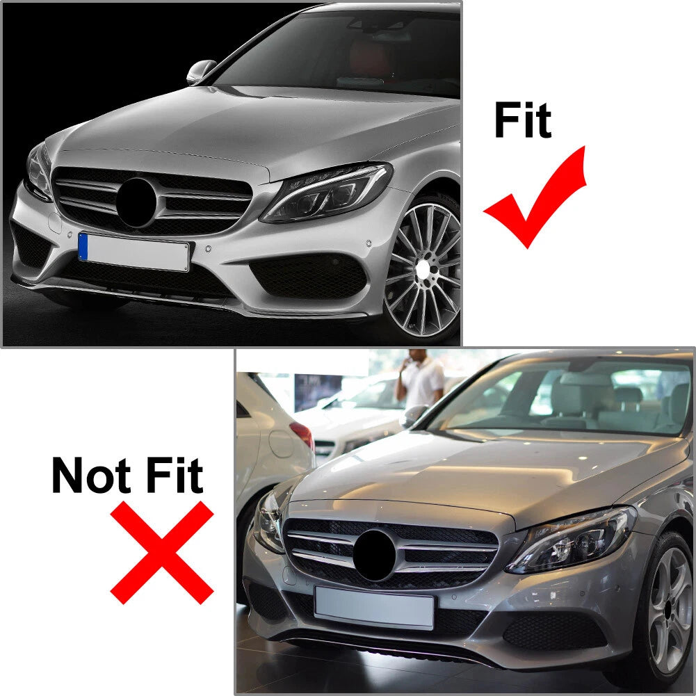 Front Bumper Air Vent Outlet Cover Trim for Mercedes Benz W205 C-Class (2015–2018)