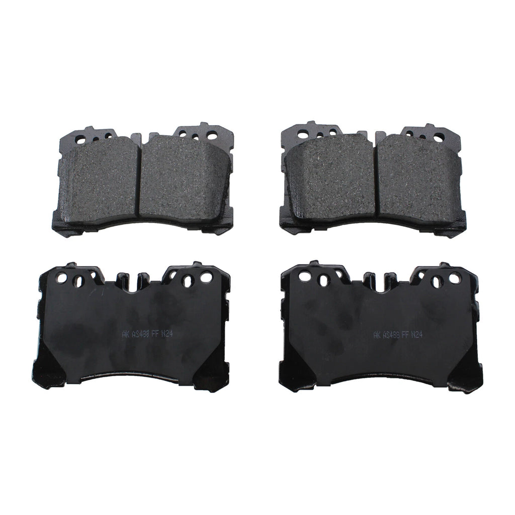 Set of 4 Akebono ProACT Front Ceramic Disc Brake Pads for Lexus LS460 LS600h LS500 (2007–2021)
