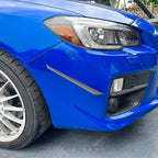 Tape-On Carbon Look Front Vent Trim Canards for Subaru WRX STI (2015–2021)