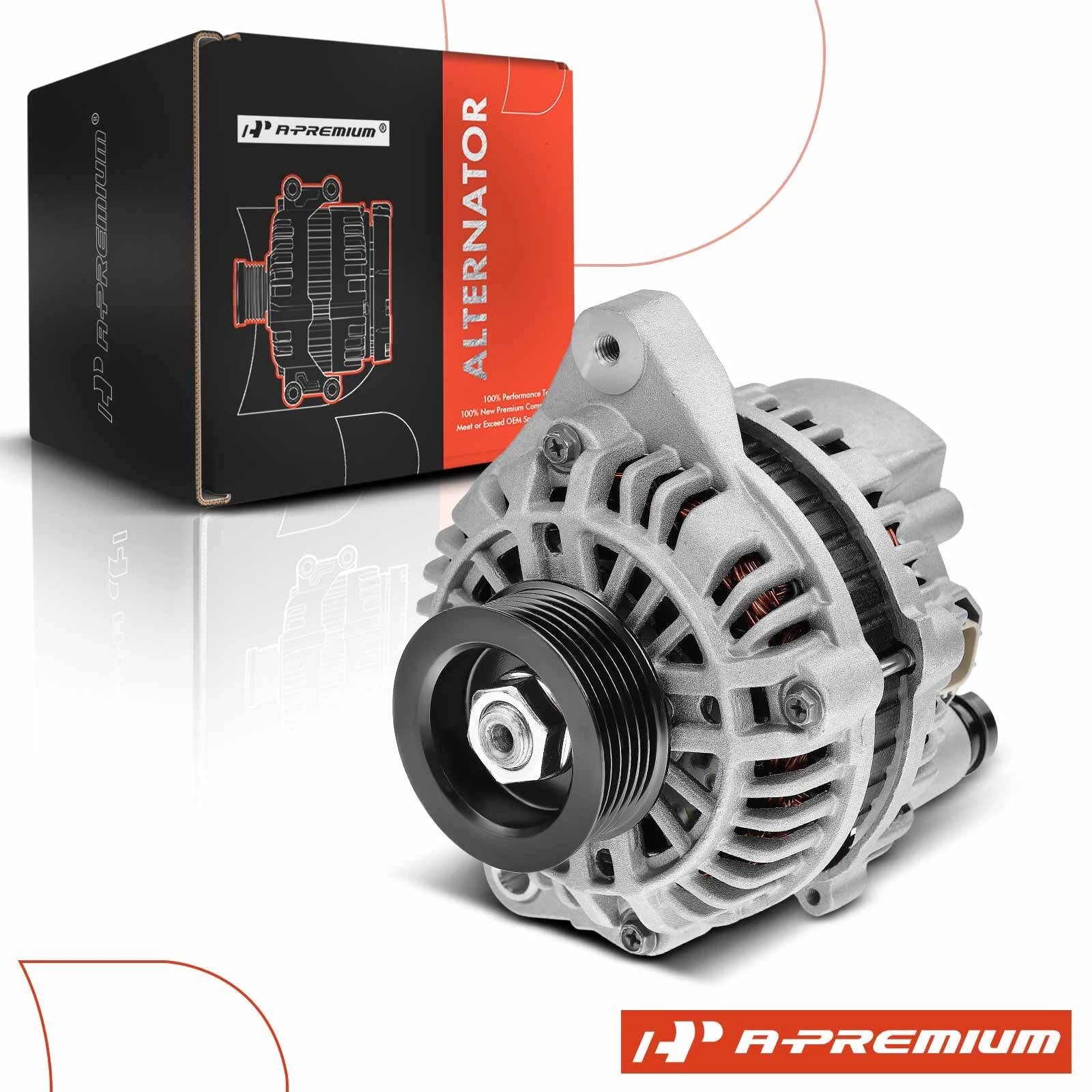 Alternator for Honda Civic Acura EL (2001–2005) 1.7L 70A CCW 6-Groove