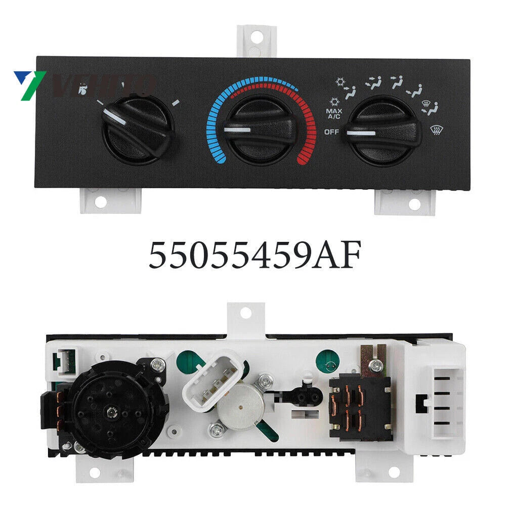 A/C Heater Manual Climate Control Panel for Dodge Ram Van (1998–2003) 55055459AF