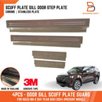 Stainless Steel Kick Step Plate Door Sill Guard for Isuzu MU-X (2021-2024)