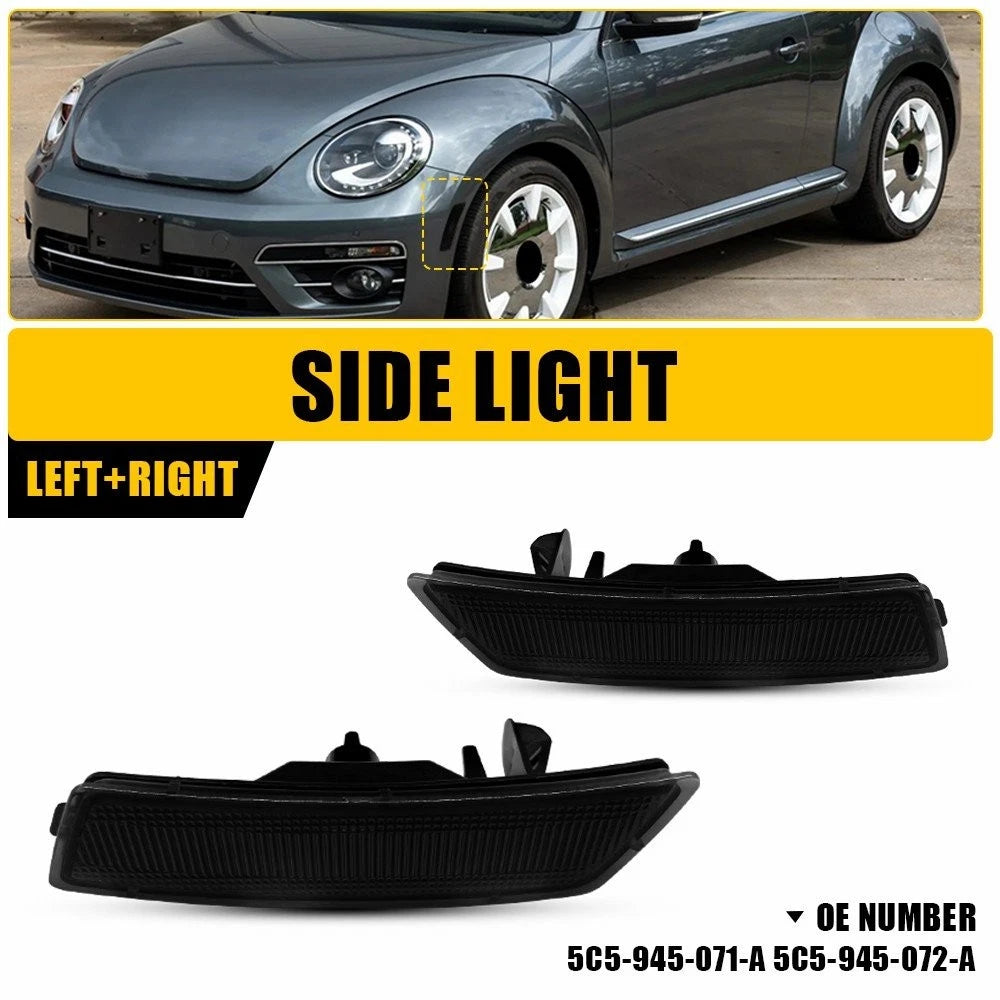Front Bumper Side Marker Light Housing for Volkswagen Tiguan Beetle (2018–2023)
