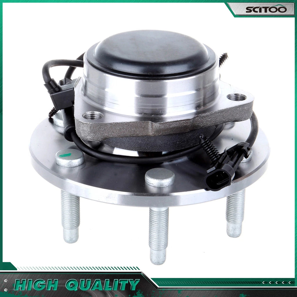 2Pcs Front Wheel Bearing Hub for Chevy GMC Silverado Sierra 1500 (2007–2013)