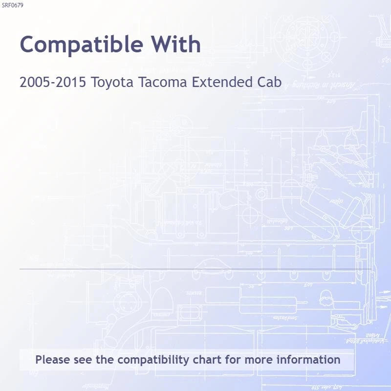 Pillar Post Covers Diamond Grade 4pc for Toyota Tacoma Extended Cab (2005–2015)