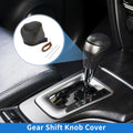 Gear Shift Knob Cover for Toyota CH-R (2017–2021) Black Brown Faux Leather
