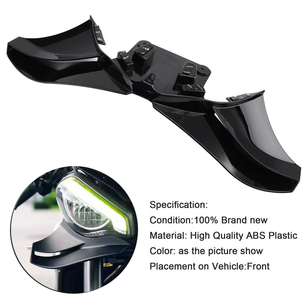Front Spoiler Winglet for Street Triple 765R/RS (2023–2025) Black