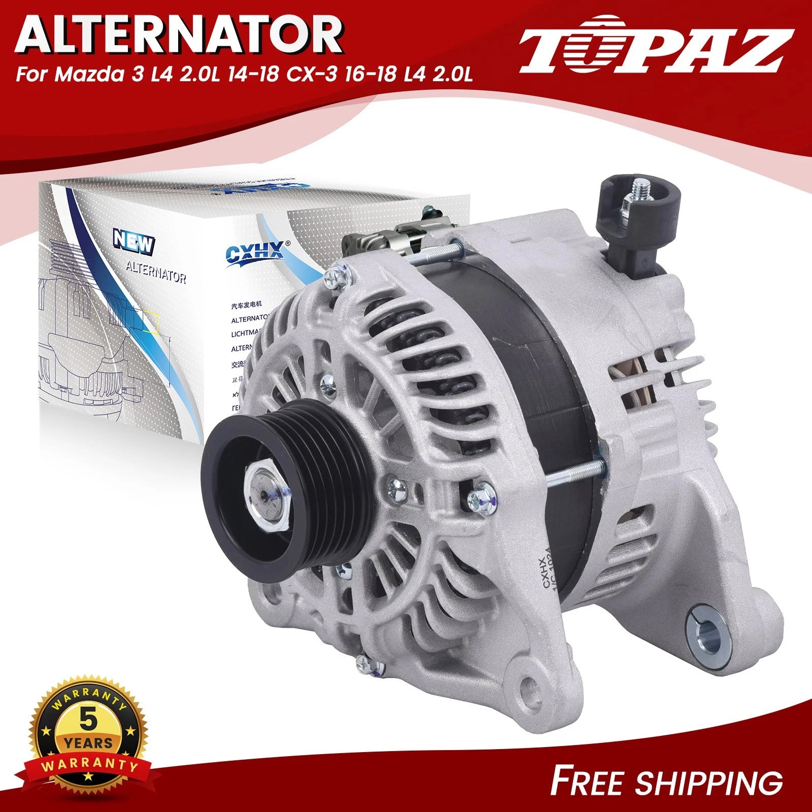 Alternator for Mazda CX-5, CX-3 (2014–2018)