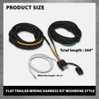 4 Pin 5 Wire Trailer Wiring Harness for RV Boat