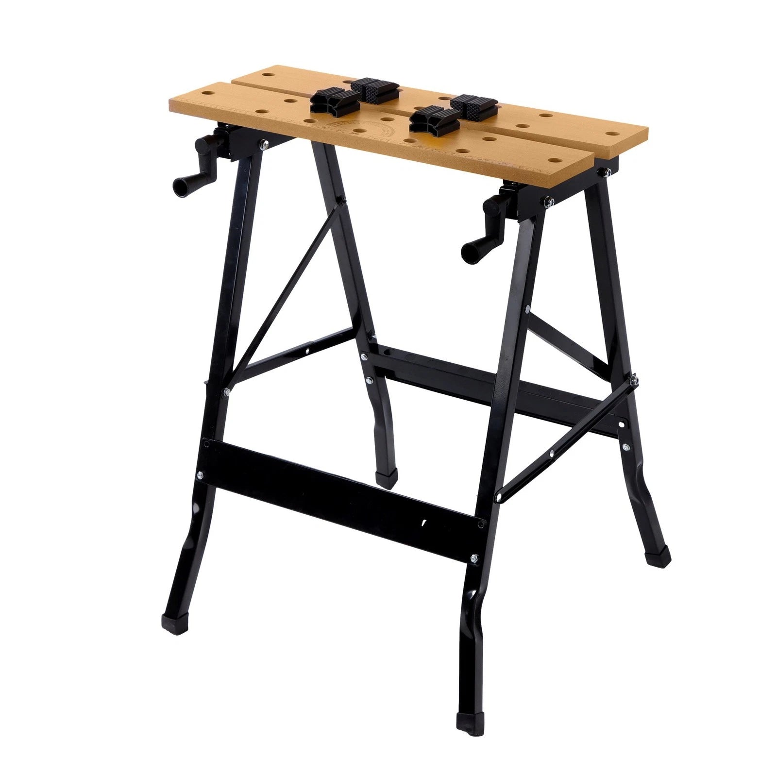Adjustable Foldable Workbench for Multi-Purpose Use (220lbs Capacity)