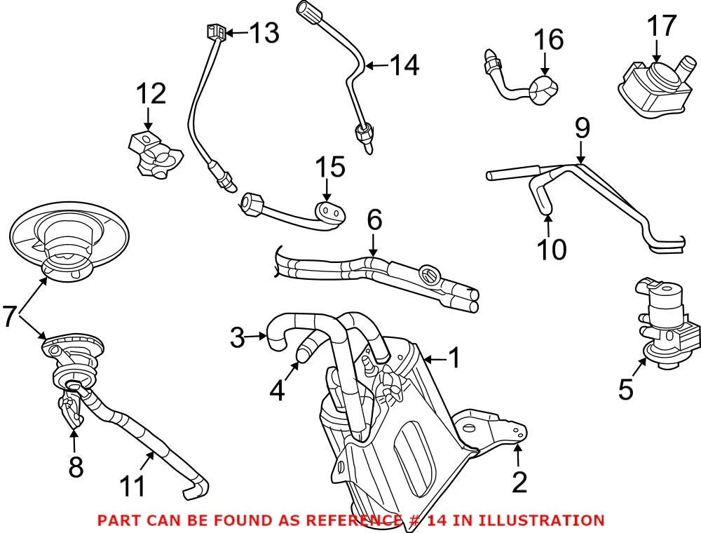 Oxygen Sensor for Chrysler 300, Dodge Charger, Jeep Liberty (OEM)