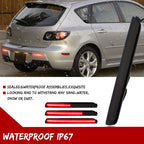 LED Smoked Rear Bumper Reflectors for Mazda3 Axela (2004–2009)