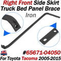 Side Skirt Truck Bed Panel Brace for Toyota Tacoma (2005–2015) 65671-04050