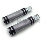 Diamond Chrome Footpegs for Kawasaki Vulcan 900 Custom (2006–2023)