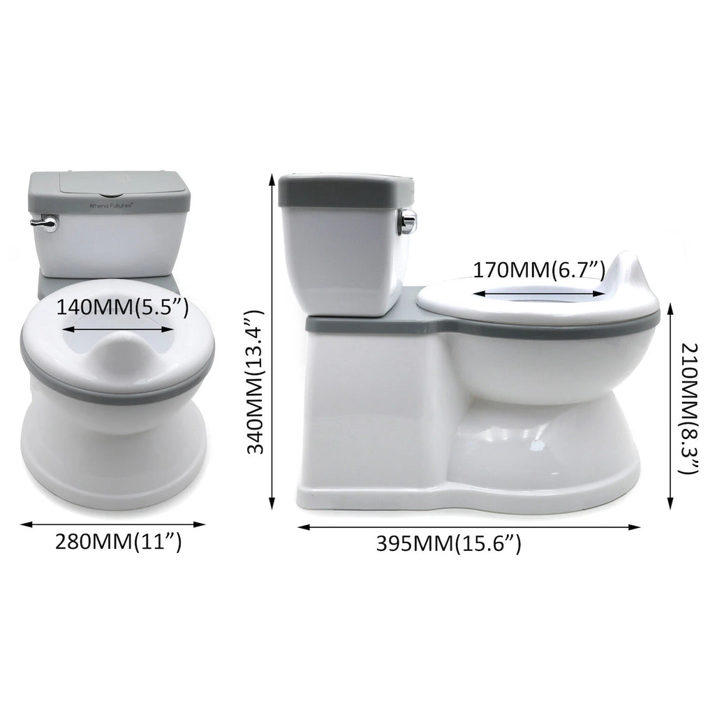 Toddler Potty Training Toilet for Baby Chair Seat (Gray)