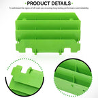 2 x Radiator Guards for Kawasaki KX125/KX250 New Green (1994–2004)