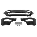 Front Bumper Face Bar for Ram 1500 (2019-2024) Powder Coated Black Steel