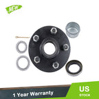 3500 lbs. Spindle with Trailer Bearing Kit for Trailer Hub 5 on 4.5"