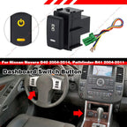 LED Dashboard Control Switch Button 1x for Nissan Patrol Titan Pathfinder Navara