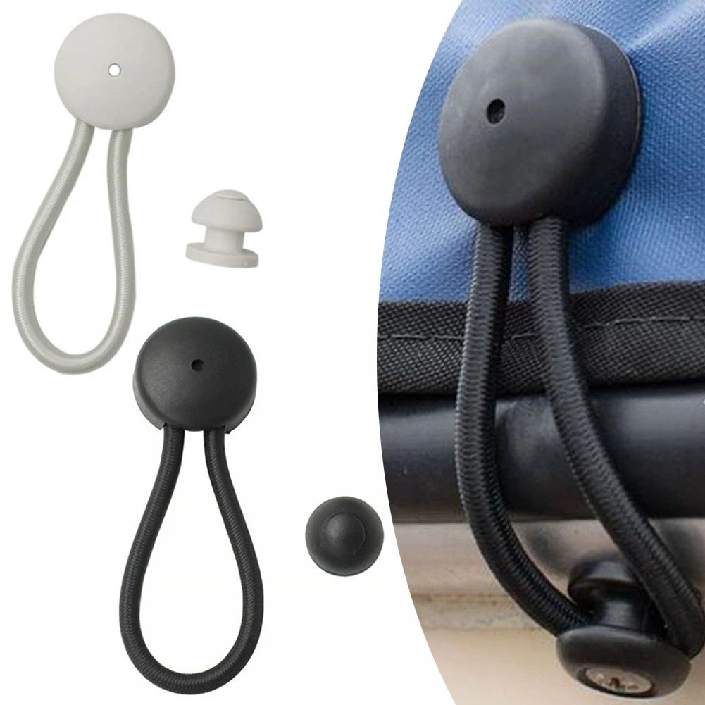2X Bungee Cord Fastener Clips for Tent Boat Yacht RV Covers