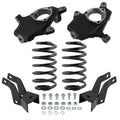 2" Front 4" Rear Drop Spindle Lowering Kit for Chevy Suburban (2007–2014)