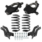 2" Front 4" Rear Drop Spindle Lowering Kit for Chevy Suburban (2007–2014)