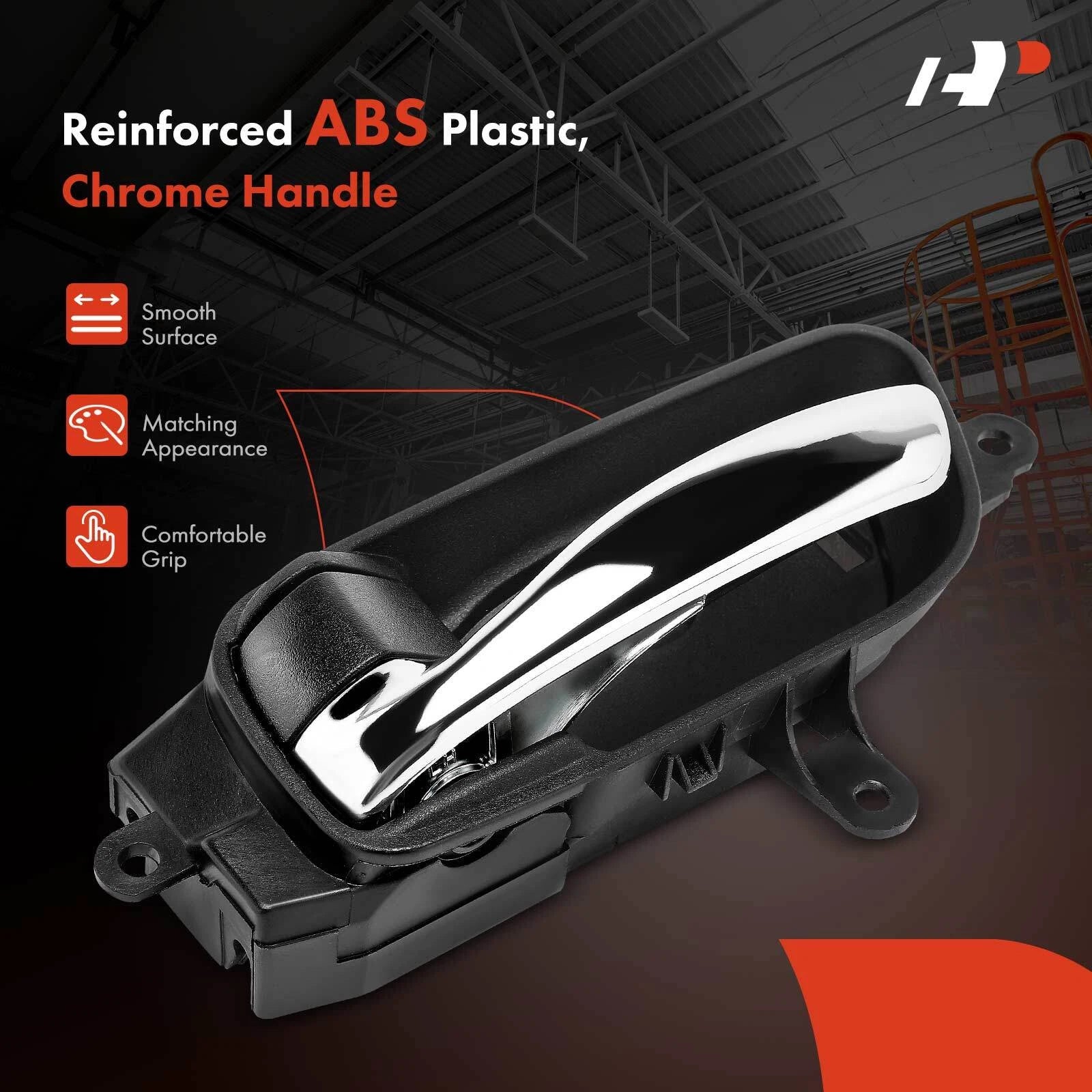 2X Front Textured Interior Door Handle for Nissan Altima (2002-2022)