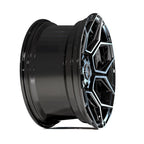 Gloss Black Wheel with Brushed Face for 2024 Chevy Colorado (22 Inch)