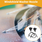 Windshield Washer Nozzle Kit 2X for Mazda 6 (2014–2017) No.KD4567510