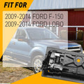 Set of 4 Door Handles for Ford Lobo (2009–2014) - Black