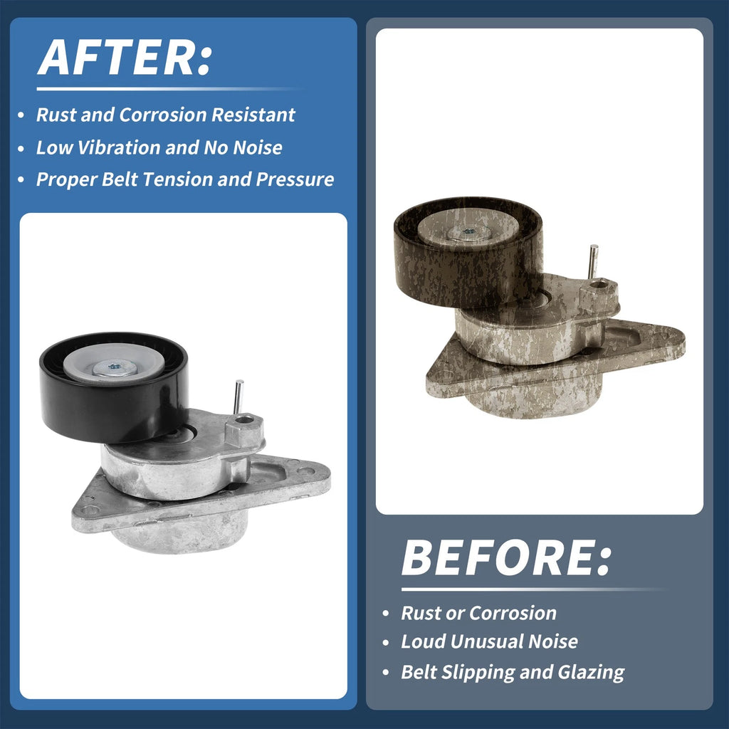 Belt Tensioner for Mercedes-Benz S-Class (1999–2013) No.1372000270 Metal