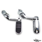Chrome 5" Long Foot Peg Kit for Honda GoldWing Yamaha Roadstar