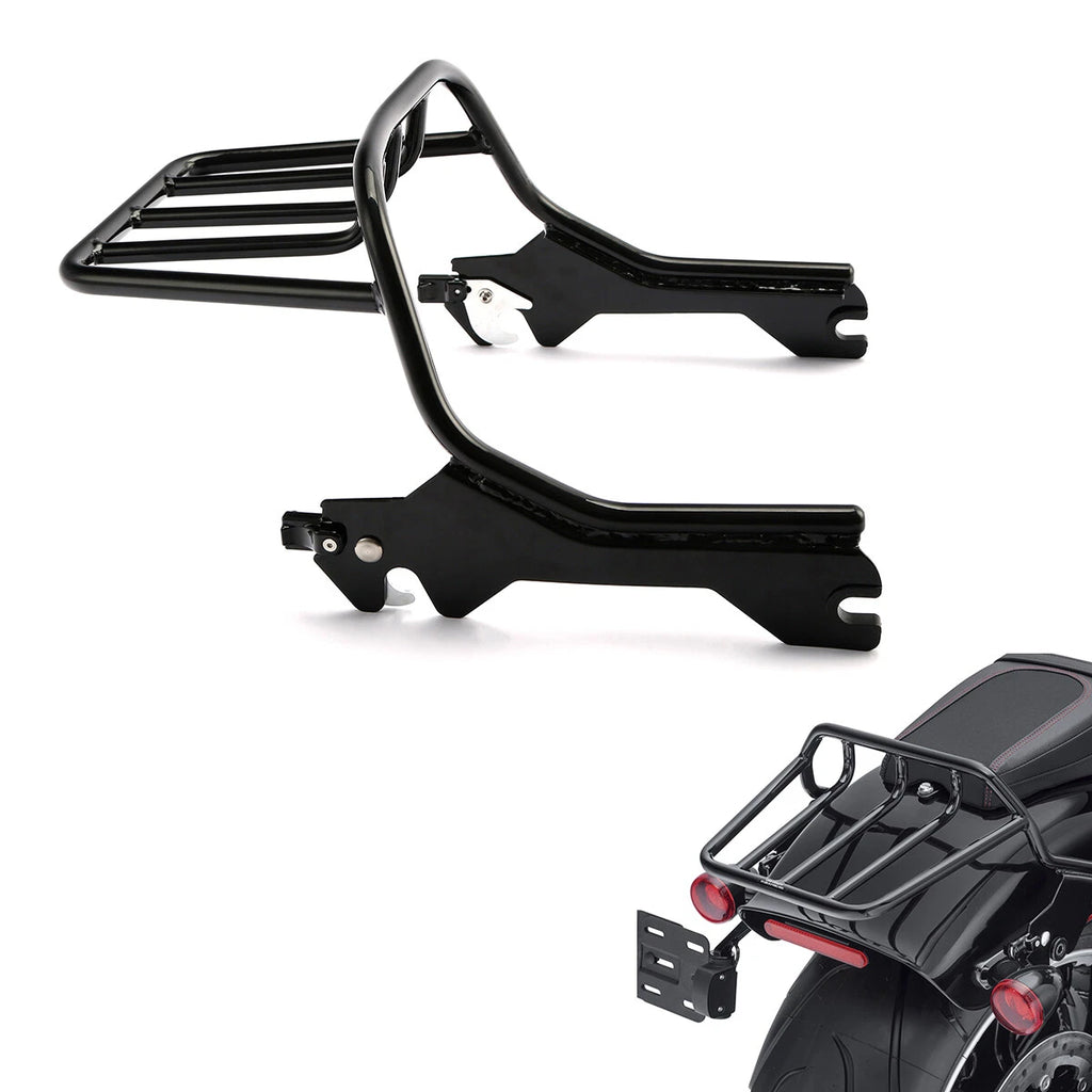 2X Black Luggage Rack for Harley Breakout FXBRS Fat Boy FLFBS (2018–2025)