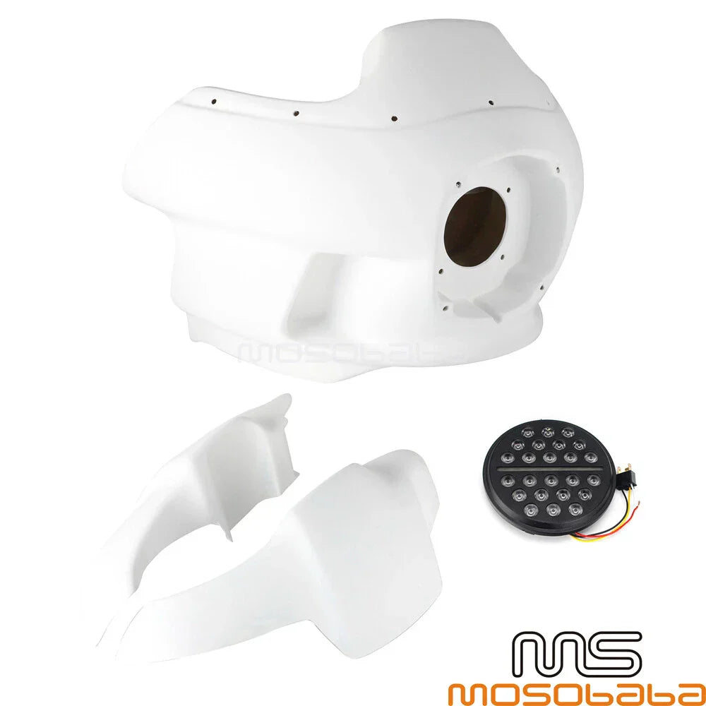 Upper Fairing, Windshield & LED Headlight for Harley FXLRS FXFB FXFBS (2020-2023)