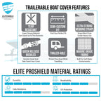 Xpress 183 Trolling Motor Trailerable Fishing Boat Storage Cover