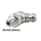 Set of 4 M6 x 1mm Galvanized Grease Nipple Fittings