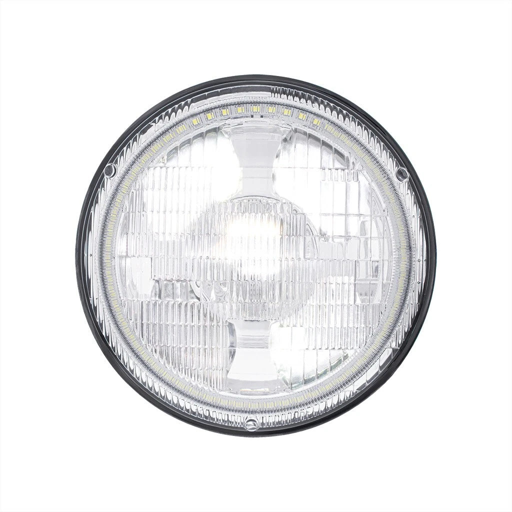 LED Headlights Pair Dual Function Halo for Ford Ranger (2011–2018)