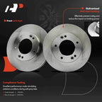 2X Front Disc Brake Rotors for Kia Sorento (2003-2006)