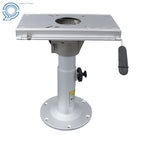 Boat Seat Pedestal Locking Mount for Boat (13-19in Height Adjustable)