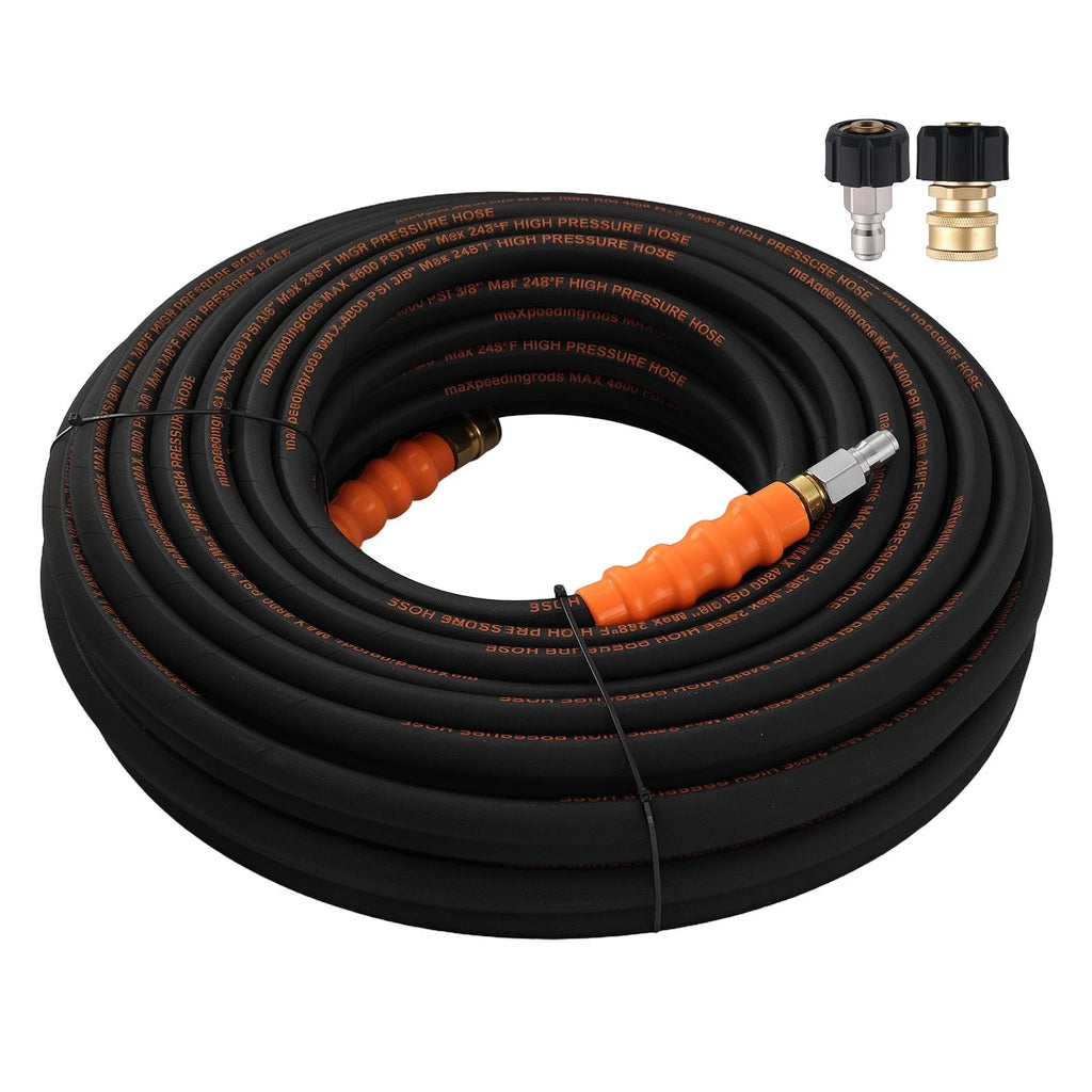 Flexible Pressure Washer Hose for Simpson (125 ft, 3/8", 4800 PSI)
