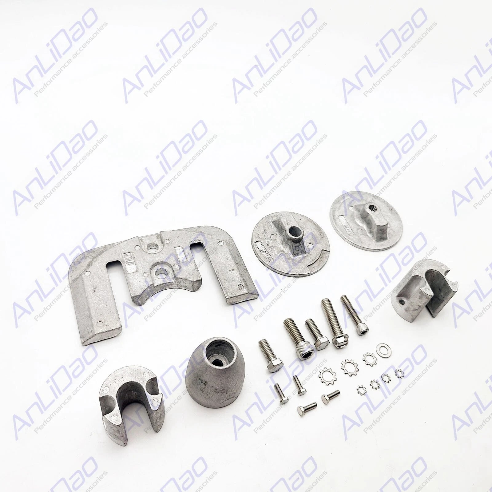 Mercruiser Bravo 3 Aluminum Anode Kit w/ Hardware (2004) 888761Q04