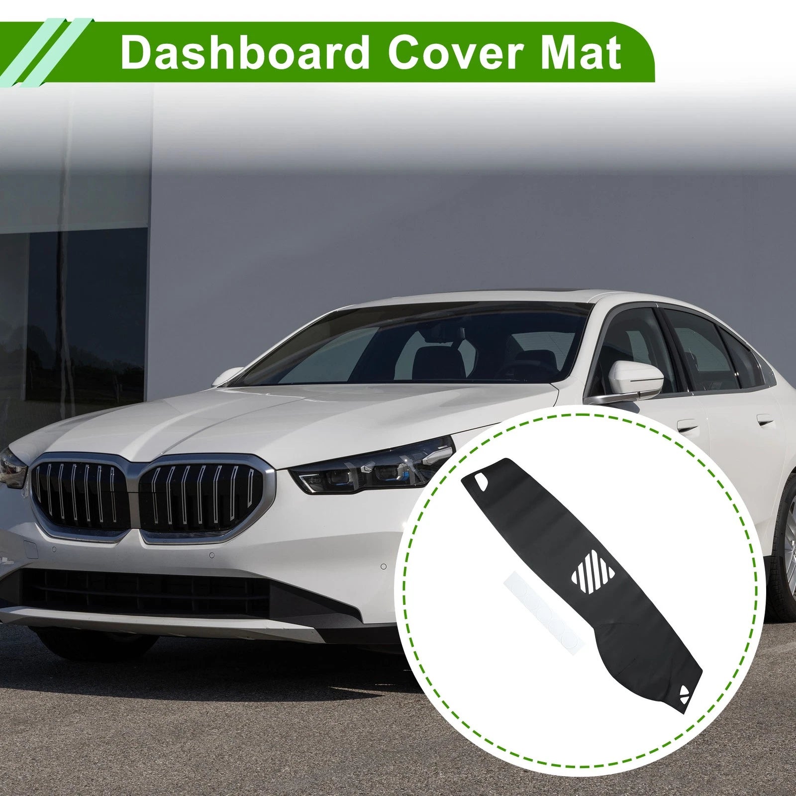 Dashboard Cover for BMW 5 Series (2014–2017) Dash Mat Carpet Black