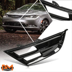 Fog Light Cover for Chrysler 200 C (2015–2017) - Left Side, OE Style, Black