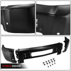 Front Bumper Face Bar for Silverado 2500 3500 HD (2015–2019) Black w/o Foglight Holes