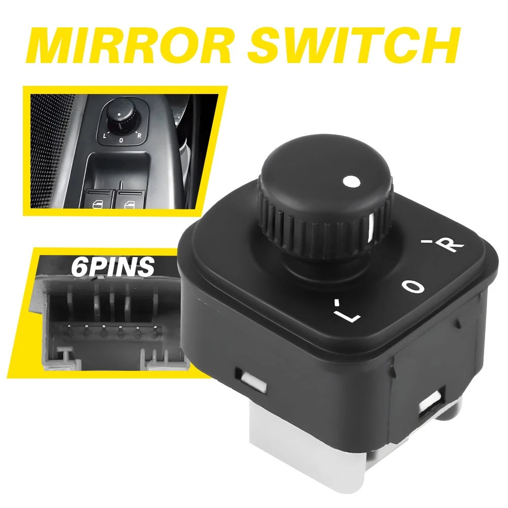 Rear View Mirror Remote Control Switch for Volkswagen VW CC (2009–2017)