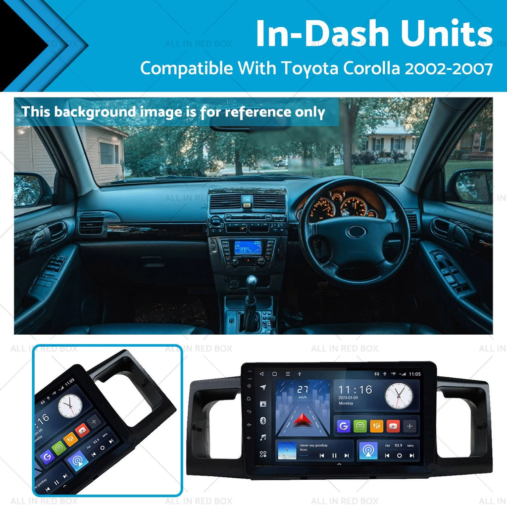 Car Head Unit Android Stereo Radio GPS for Toyota Corolla (2002–2007)